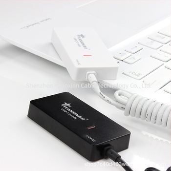 Hub USB 2.0 cu 4 porturi, cablu 1,2 m, transfer de înaltă viteză