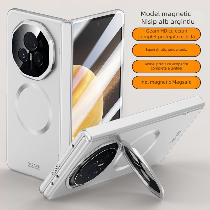 Carcasă de protecție pentru Honor MagicV3 cu balama magnetică și suport, antișoc, disipare termică, antiamprentare