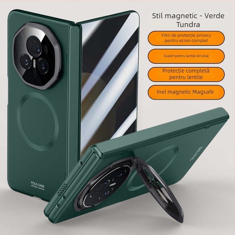 Carcasă de protecție pentru Honor MagicV3 cu balama magnetică și suport, antișoc, disipare termică, antiamprentare