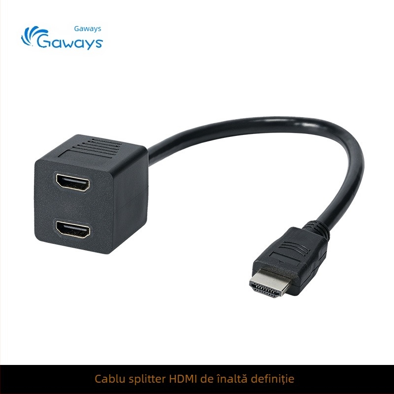Gaways KY-202031 HDMI 1x2 comutator și distribuitor, dispozitiv HDMI multifuncțional