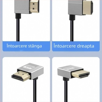 Cablu HDMI 4K, cupru fără oxigen, pentru calculator, televizor, proiector și cameră