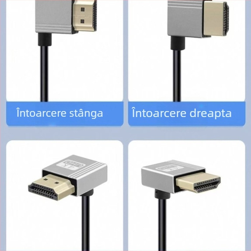 Cablu HDMI 4K, cupru fără oxigen, pentru calculator, televizor, proiector și cameră
