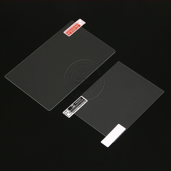 Set protecție ecran New 3DSXL, pentru ecranele superioare și inferioare, sticlă temperată, grosime 0,25 mm, transparență 98%