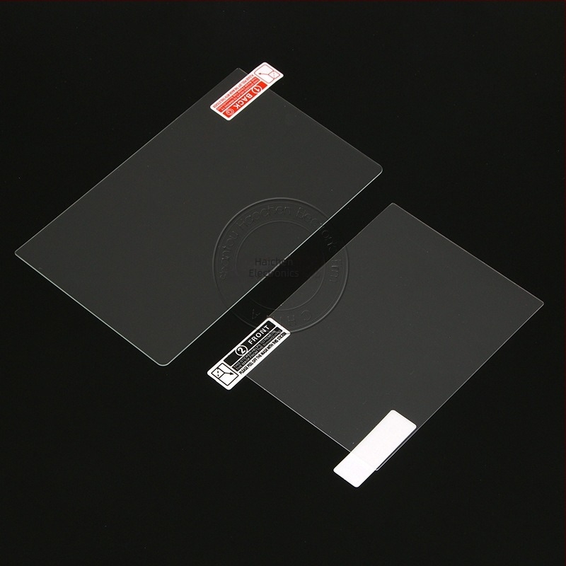 Set protecție ecran New 3DSXL, pentru ecranele superioare și inferioare, sticlă temperată, grosime 0,25 mm, transparență 98%