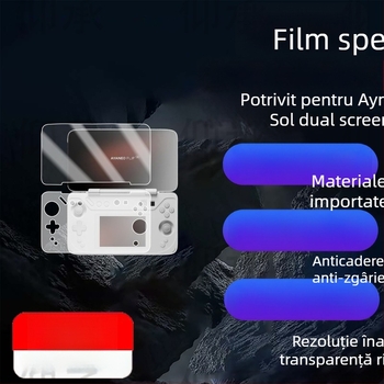 Protecție pentru ecranul frontal Ayn Thor, consolă portabilă cu două ecrane | Film lichid nano | claritate HD