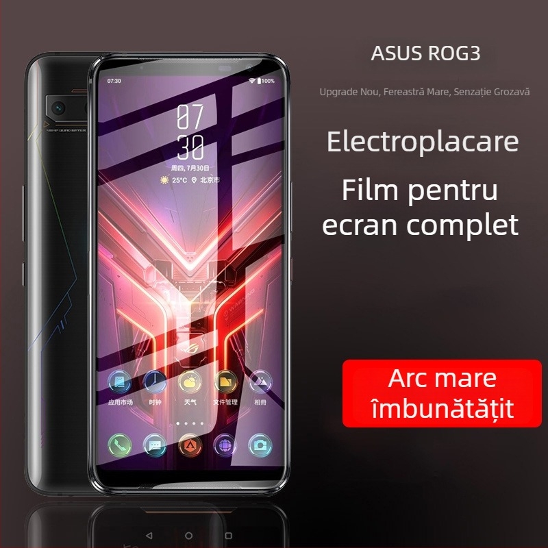 Protecție ecran din sticlă temperată pentru ASUS Zenfone11 ZS661/670KS — protecție pentru întreg ecranul pentru ROG6 gaming telefon