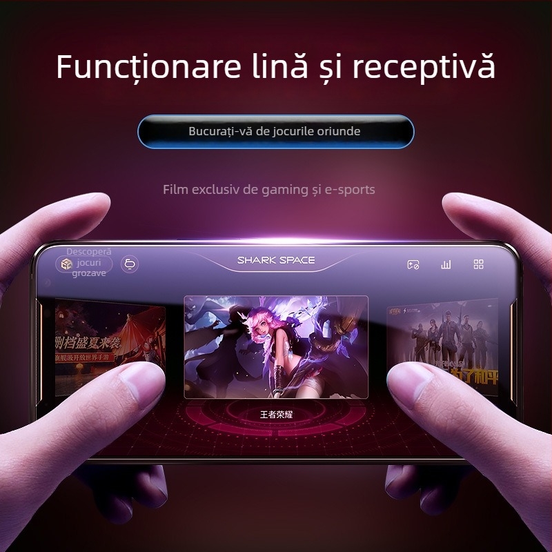 Protecție ecran din sticlă temperată pentru ASUS Zenfone11 ZS661/670KS — protecție pentru întreg ecranul pentru ROG6 gaming telefon