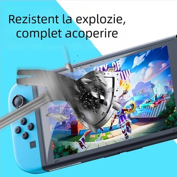 Protecție de ecran Nintendo Switch AR anti-reflexie — claritate HD, anti-amprentă, film PET