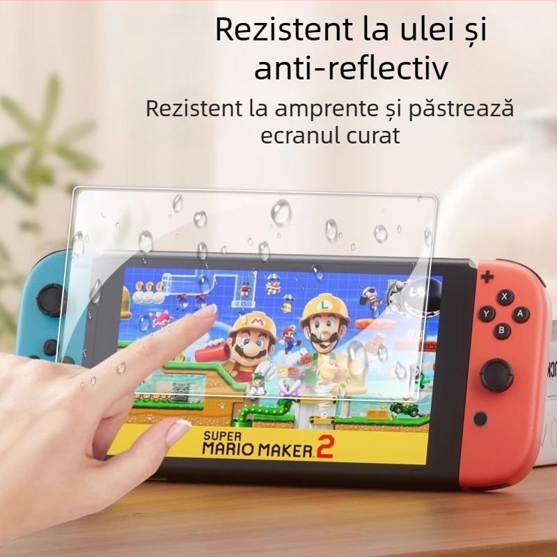 Protecție de ecran Nintendo Switch AR anti-reflexie — claritate HD, anti-amprentă, film PET