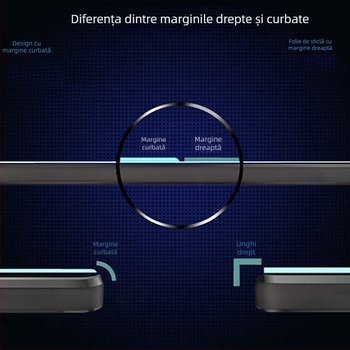 Protecție pentru ecran din sticlă temperată pentru Lenovo Legion Go S, HD, anti-lumină albastră, margine curbată