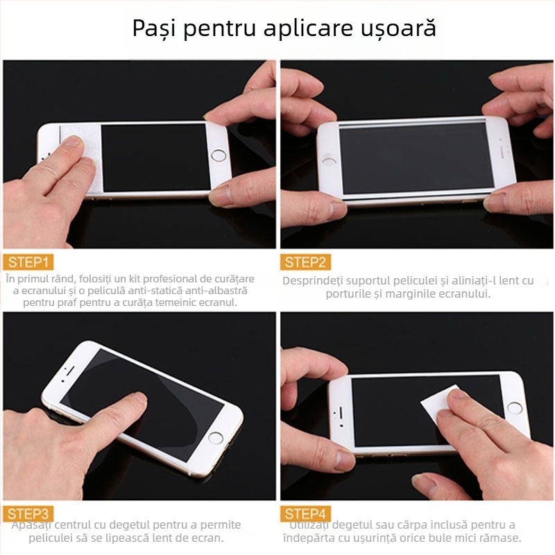 Protecție pentru ecran din sticlă temperată pentru Lenovo Legion Go S, HD, anti-lumină albastră, margine curbată
