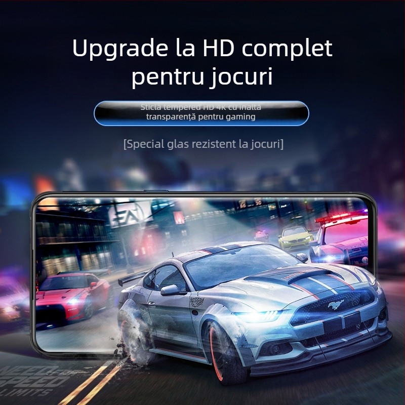 Nubia Red Magic 10 Air protecție ecran din sticlă temperată pentru ecranul frontal, claritate HD, anti-amprentare, compatibil cu ecranul full