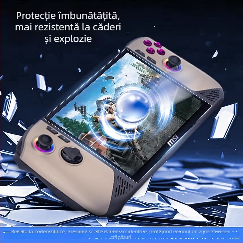 Film AR anti-reflexie pentru MSI Claw8 AI+ – 0,17 mm, transmisie 95%, acoperire completă, anti-amprentare, claritate înaltă