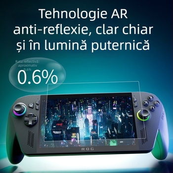 Acoperire AR anti-reflexie pentru Rog Xbox Ally X, transmisie 95%, grosime film 0.17 mm, film AR original, pentru Rog Xbox Ally X