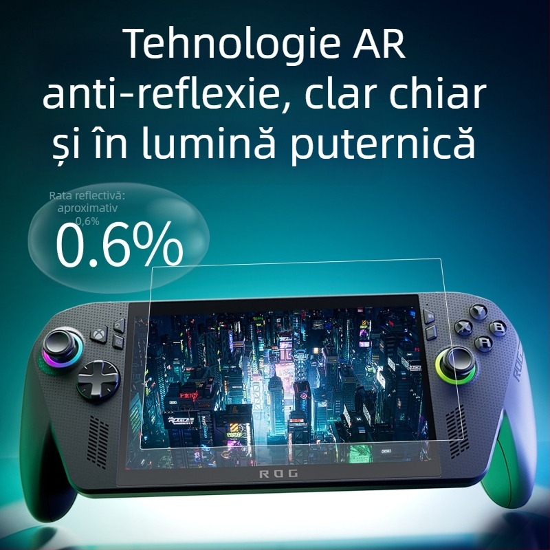 Acoperire AR anti-reflexie pentru Rog Xbox Ally X, transmisie 95%, grosime film 0.17 mm, film AR original, pentru Rog Xbox Ally X