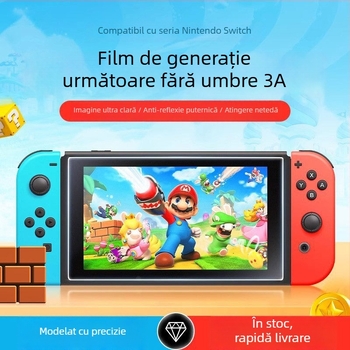 Folie de protecție a ecranului pentru Nintendo Switch, cu acoperire AR, transparență 95%, grosime 0,17 mm