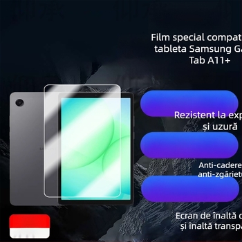 Protecție pentru ecran Samsung Galaxy Tab A11+; material nano lichid; folie frontală; HD; compatibil cu Galaxy Tab A11+.