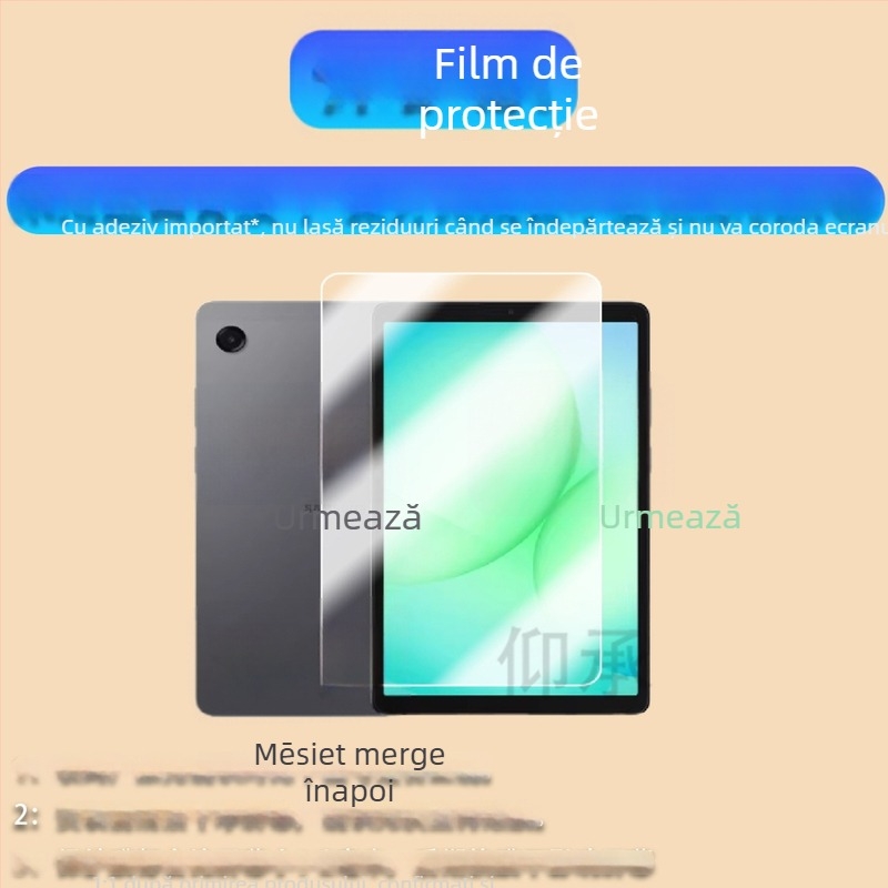 Protecție pentru ecran Samsung Galaxy Tab A11+; material nano lichid; folie frontală; HD; compatibil cu Galaxy Tab A11+.