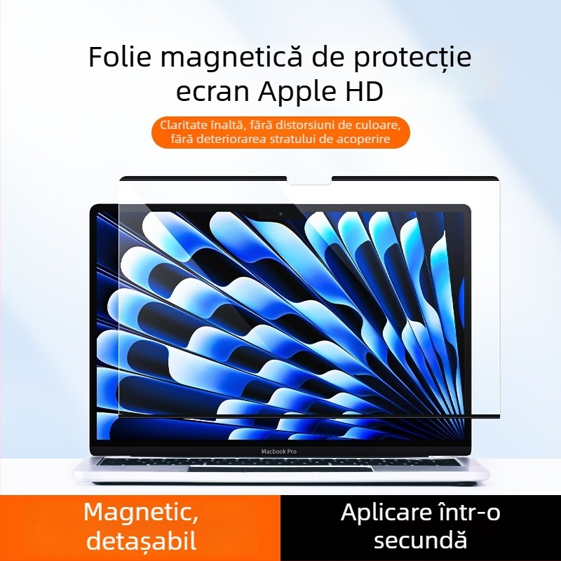 Protecție magnetică pentru ecran pentru MacBook Pro 14 și MacBook Air 15, laptopuri de 13,6 inch