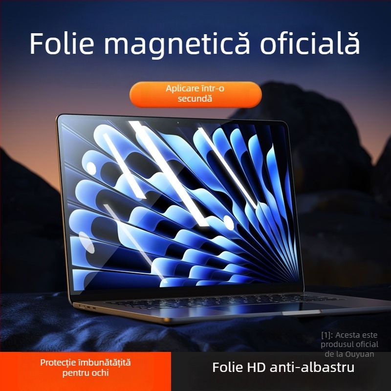 Protecție magnetică pentru ecran pentru MacBook Pro 14 și MacBook Air 15, laptopuri de 13,6 inch