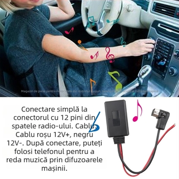 Cablu audio Bluetooth pentru seria Pioneer P99 IP-BUS - JS brand, nucleu din cupru, conductor din cupru, 2022