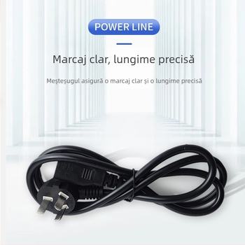 Cablu de alimentare electric cu priză de 3 pini, standard național, marca Victory, prelucrare OEM, pentru electrocasnice