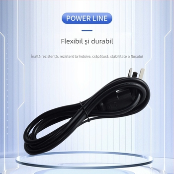 Cablu de alimentare electric cu priză de 3 pini, standard național, marca Victory, prelucrare OEM, pentru electrocasnice