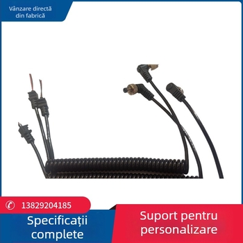 Cablu DCPU cu arc cu piuliță pentru încărcare — Hongtong, 3.5mm×0.10 / 20BC×2C, rezistență 3, ROHS, cablu de alimentare neconvențional