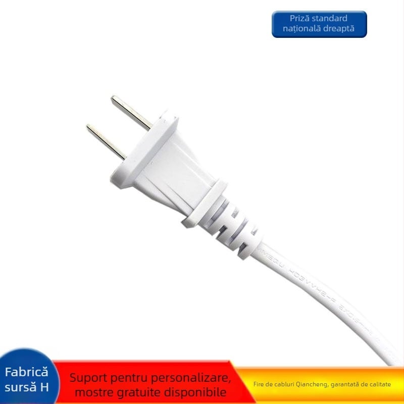 Cablu de alimentare, standard național, conector din cupru, 2 pini, învelitoare PVC; certificat 3C: 2025010204816591