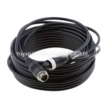 Cablu video auto GX12 cu 4 conductori, 75 Ω, 1080P – cablu de extindere pentru cameră