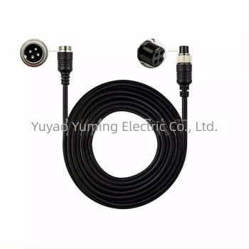 Cablu video auto GX12 cu 4 conductori, 75 Ω, 1080P – cablu de extindere pentru cameră