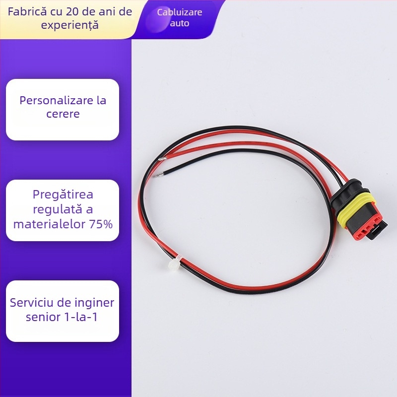 Ansamblu de cabluri auto pentru camere, 2-14 conductoare, cupru placat cu staniu, manta PVC, 220V, personalizat