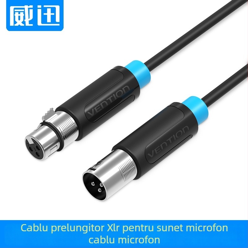 Weixun BBFB cablu extindere XLR balansat pentru microfon, nucleu din cupru placat cu tin, izolație PVC, conductoare placate cu nichel, ROHS certificat