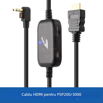 Xiangqirui cablu HDMI PSP2000/3000 pentru PSP și TV, 1080P, miez de cupru pur, izolație PVC