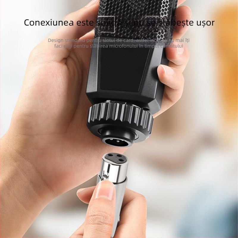 Cablu audio 6,35 mm la 6,5 mm, contacte aurite, miez din cupru, izolație PVC, certificat ROHS, cablu împletit