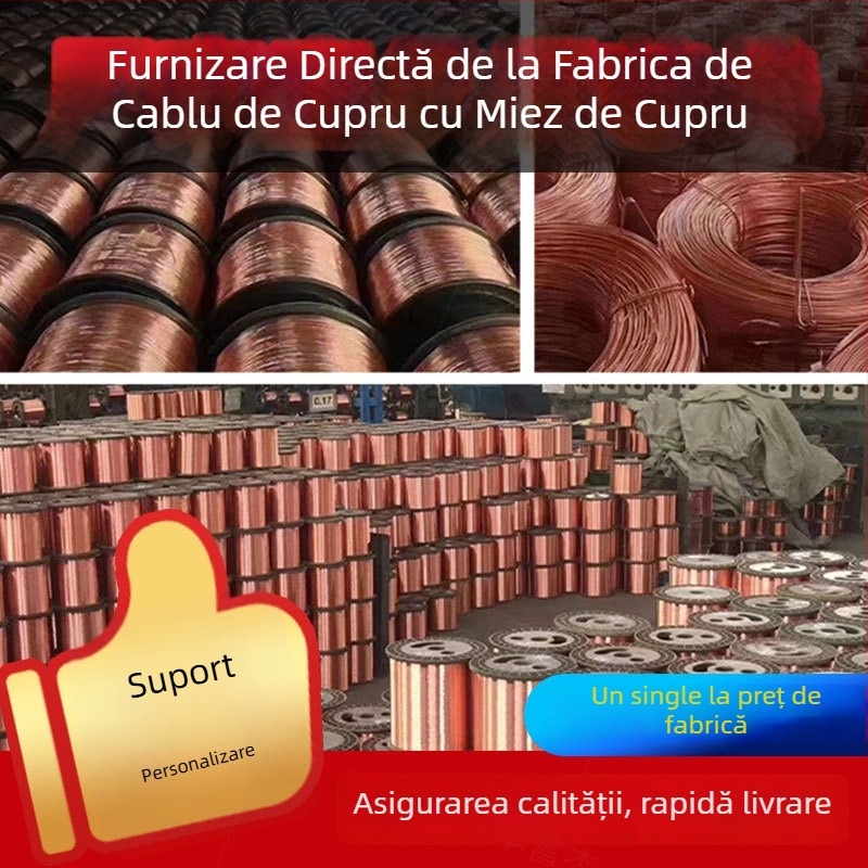 Cablu cupru cu nucleu pentru minerit și tuneluri, cablu de prelungire cu două fire, certificat UC, pentru echipamente electrice interne