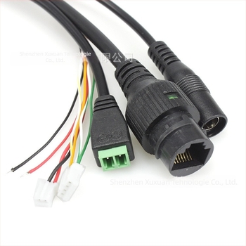 Cablu CCTV RJ45 la DC femelă pentru camere de supraveghere, Ping An Road, ISO 9001, Audio+Video, 2019-06-19