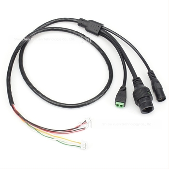 Cablu CCTV RJ45 la DC femelă pentru camere de supraveghere, Ping An Road, ISO 9001, Audio+Video, 2019-06-19