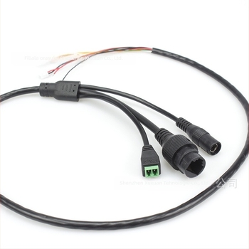 Cablu CCTV RJ45 la DC femelă pentru camere de supraveghere, Ping An Road, ISO 9001, Audio+Video, 2019-06-19
