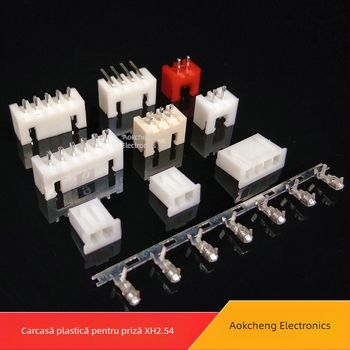 XH serie 2P 2,54 mm header pini drept, izolator PA66, Aokcheng