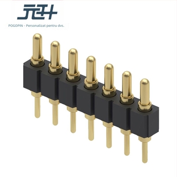 Sondă Pogopin placată cu aur, subțire, 8 pini, conector cu arc, model YSDZ-CONNECTOR