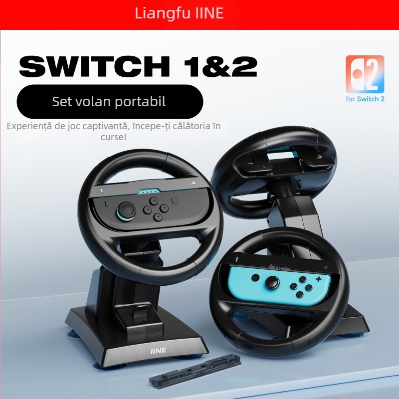 Volan pentru Nintendo Switch / Switch 2 / OLED – Volan mare, ediția Mario Kart