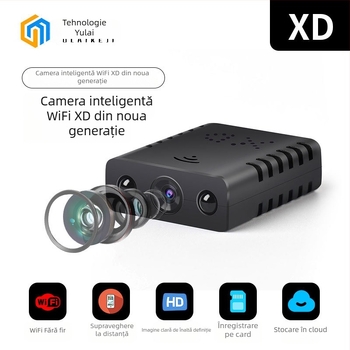 Cameră XD pentru supraveghere, vizor nocturn infraroșu, senzor sub 1 MP, stocare pe card TF, carcasă ABS, fără LCD, autonomie baterie 0–1 h.