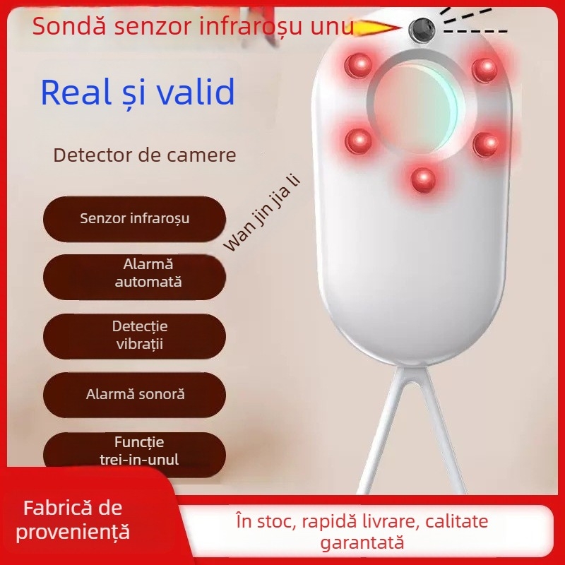 Detector de camere – alarmă infraroșu, detector wireless, potrivit pentru orice scenariu