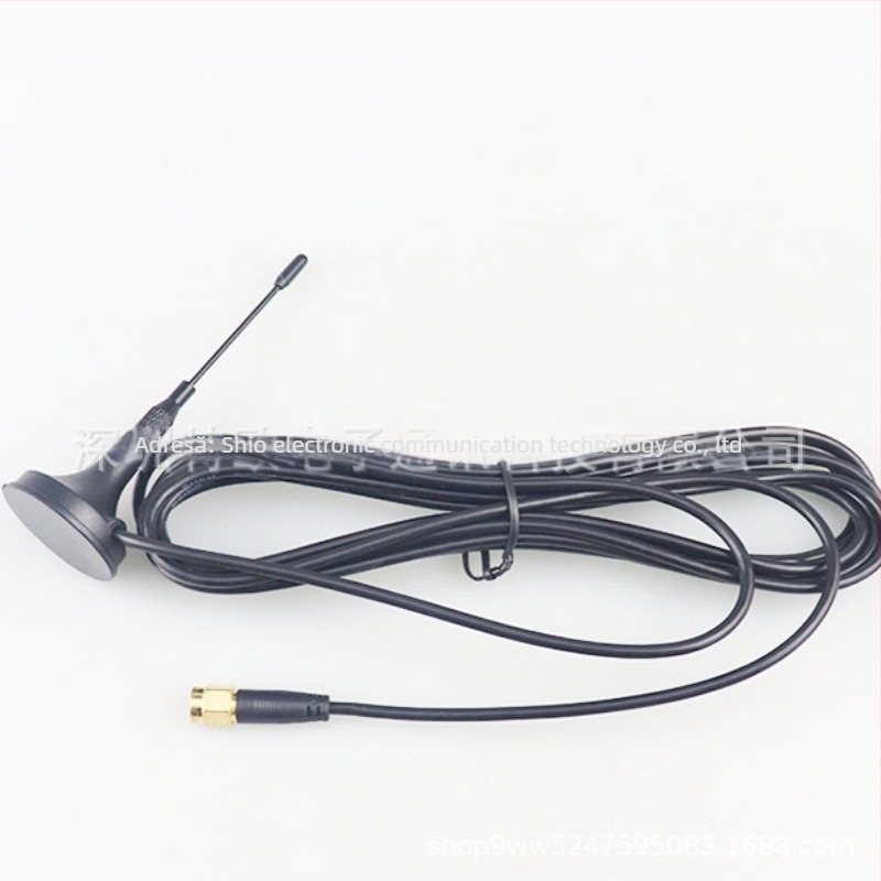 Antena TO pentru modul router wireless 4G/WiFi, câștig înalt, tijă subțire, montaj cu ventuză