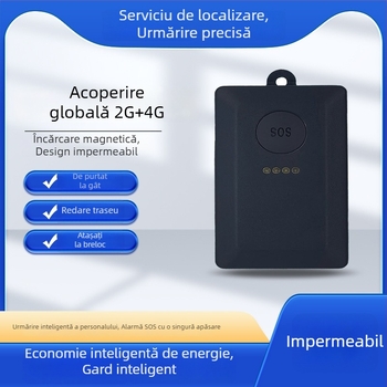 GPS tracker pentru animale de companie, versiune globală, autonomie lungă a bateriei, impermeabil, reîncărcabil