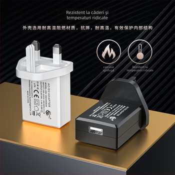 Încărcător in-line XSC-0502000SUKS, intrare 100-240 V, ieșire 5 V, greutate 60 g, OEM disponibil