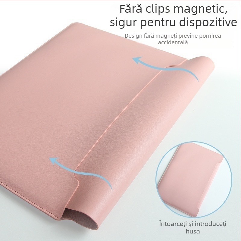 Geantă interioară pentru MacBook Pro și Air – piele sintetică; Brand: XULIS; Compatibil cu MacBook Pro, MacBook Air