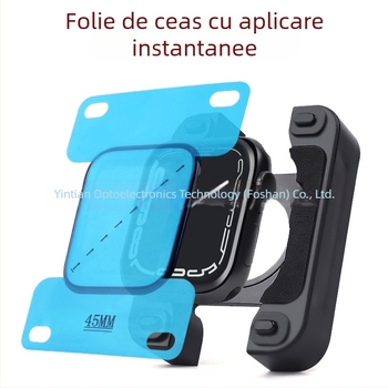 Unealtă PMMA pentru alinierea foliei de protecție a ecranului Apple Watch Series 9/8/7