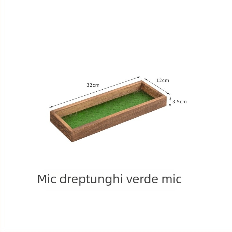 Tavă de servire din sticlă dreptunghiulară, pentru fructe și deserturi, ceai și cafea, stil minimalist modern
